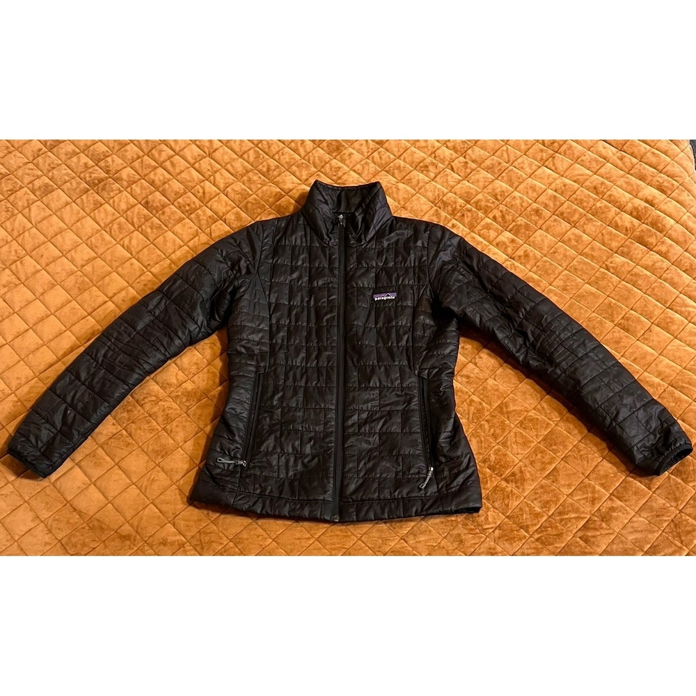 Patagonia Women's Nano Puff Jacket Size XS, Black, Full Zip, Insulated